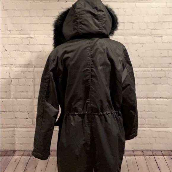 American Eagle Faux Fur Trim Jacket - Picture 4 of 6